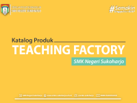 Katalog Produk Teaching Factory SMK Negeri Sukoharjo