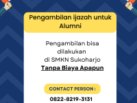 INFORMASI PENTING UNTUK ALUMNI SMKN SUKOHARJO