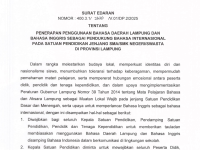PENERAPAN PENGGUNAAN BAHASA DAERAH LAMPUNG DAN BAHASA INGGRIS SEBAGAI PENDUKUNG BAHASA INTERNASIONAL PADA SATUAN PENDIDIKAN