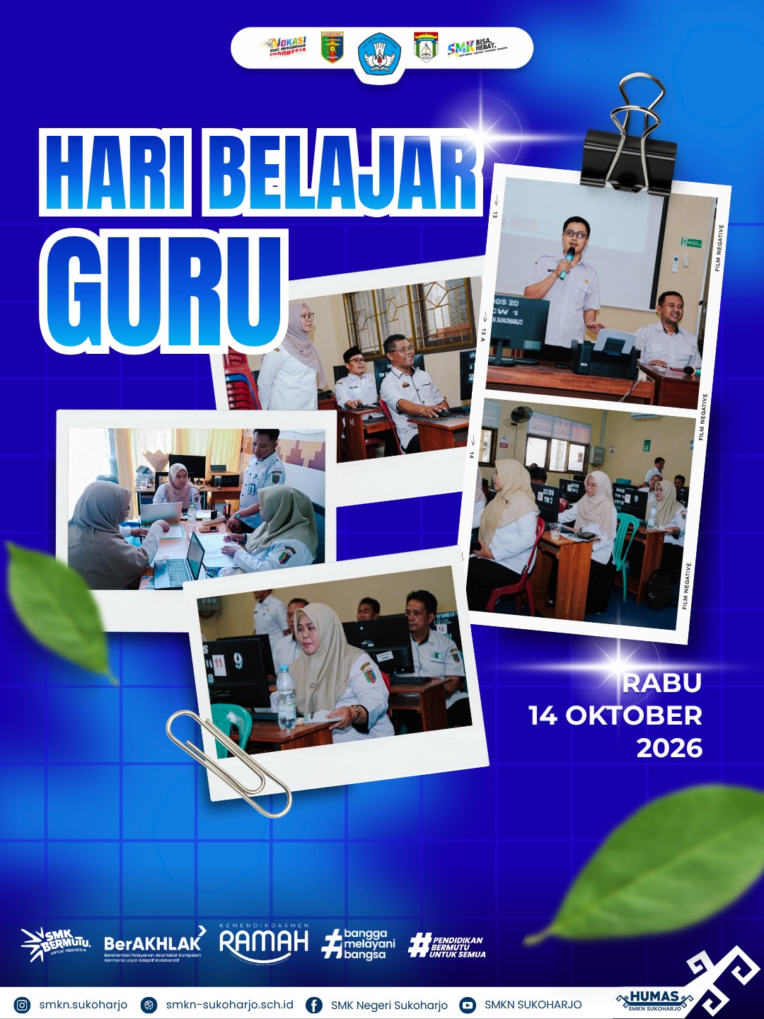 Hari Belajar Guru SMK Negeri Sukoharjo Rabu, 14 Oktober 2026
