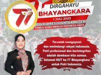 Selamat dan Sukses atas Peringatan HUT ke 77 Bhayangkara Indonesia