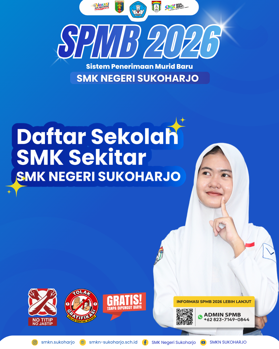 DAFTAR SMA/SMK SEKITAR SMKN SUKOHARJO DAFTAR SMA/SMK SEKITAR SMKN SUKOHARJO