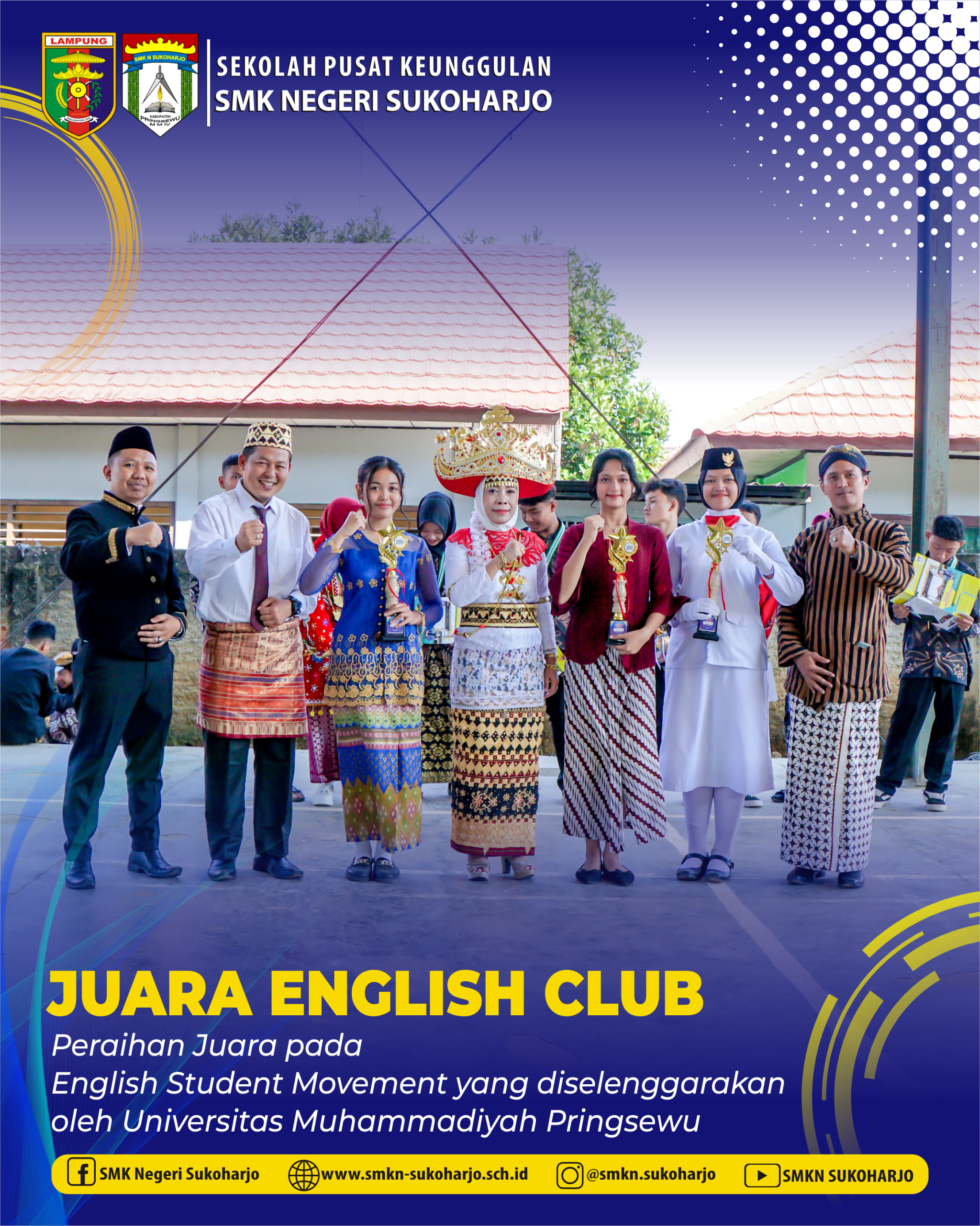 TIM ENGLISH CLUB SMKN SUKOHARJO MERAIH PRESTASI DI UMPRI